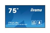 Infonäytöt & Digitaaliset opasteet - iiyama ProLite LH7575UHS-B1AG 75" LED-backlit LCD display - 4K - for digital signage - LH7575UHS-B1AG