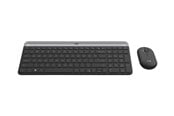 Näppäimistöt - Logitech Slim Wireless Combo MK470 - Näppäimistö ja Hiirisetti - Kroatialainen - Valkoinen - 920-009264