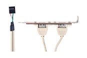 USB kaapelit - Gembird CC-USB-RECEPTACLE - USB panel - 5 pin in-line to USB - 25 cm - CCUSBRECEPTACLE