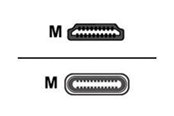 Näyttökaapeli - Crestron Electronics Crestron FT2A-CBL-PT Series adapter cable - HDMI / USB - 2.4 m - FT2A-CBL-PT-4K-USBC-HD