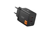 Puhelin - Adapterit & Laturit - Spigen Essential 47W Wall Charger EE472EU - black - ACH09457