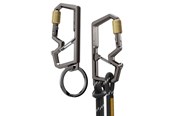 Puhelin - Muut lisävarusteet - Spigen Carabiner With Key Ring 2nd Gen 1 Pack - gunmetal - AHP08894