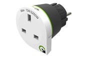 Muut kaapelit - Q2Power United Kingdom to Europe - power connector adaptor - BS 1363 to CEE 7/4 - UK2EU