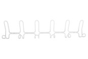 Kannakkeet & Saranat - Home>it designer coat rack with 6+6 hooks white - 12141