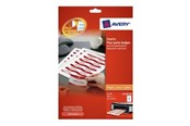 Paperit, valokuvapaperit ja tarrat - Avery Name Badges Printable inserts - name badge cards - 160 card(s) - 60 x 90 mm - 190 g/m² - L4728-20