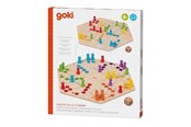 Lautapelit - Goki Wooden Ludo Game 6 Players - 56298