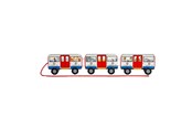 Vauva- ja taaperolelut - Bigjigs Wooden London Pull Bus - 37047
