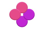 Kuulokkeet - Mondo by Defunc Mondo Ear Cushions Freestyle Pink/Purple - M1304