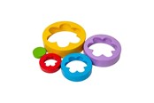 Puulelut - Bigjigs Wooden Flower Tower 5pcs. - 37006