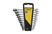 Käsityökalut - Stanley Ratchet Wrenches Set - 12 Pcs - STMT82847-0