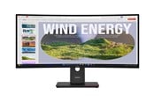 Näyttö - 34" Lenovo ThinkVision T34WD-40 - 3440x1440 (UWQHD) - 120Hz - VA - 100W USB-C - 64AEGAT1EU