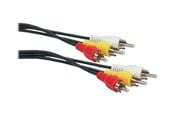 Näyttökaapeli - Schwaiger video / audio cable - composite video / audio - 1.5 m - CIK5015 533