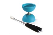 Ulkoleikit - Eureka - Rubber Diabolo with Aluminum Sticks - Light Blue - 52515707