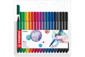 Kirjoitus- ja piirustustarvikkeet - STABILO - Hardtip Fineliner - Set of 18 Pieces - 488/18-01