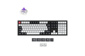 Näppäimistöt - Keychron Q6 HE 100% Knob Wireless Tri-Mode QMK - Gateron 2.0 Magnetic Switch - Carbon Black - Pelinäppäimistö - Pohjoismainen - Musta - Q6H-M1-BO