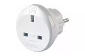 Puhelin - Adapterit & Laturit - Go Travel UK-EU Adaptor Twin - 5016326102736