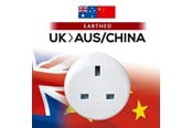 Puhelin - Adapterit & Laturit - Go Travel Iso-Britannia-AUS/Kiina-sovitin - 5016326005280