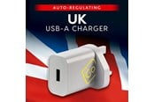 Vapaa-aika & Matkailu - Go Travel Iso-Britannian USB-A-laturi (2.4A) - 5016326100282