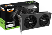 Näytönohjaimet - Inno3D GeForce RTX 5050 Twin X2 - 8GB GDDR6 RAM - Näytönohjaimet - N50502-08D6-174071N