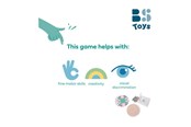 Puulelut - BS Toys Wooden Mosaic Pin Board - GA487