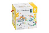 Puulelut - Classic World Wooden Domino Ocean 100pcs. - 20220