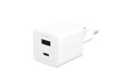 Puhelin - Adapterit & Laturit - empower by PanzerGlass Turbo 35W Charger incl. USB-C + USB-A | EU Plug | Silver White - EM94326