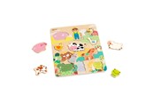 Palapelit - Classic World Wooden Puzzle Animal Puzzle 10 pcs. Puu - 40070