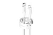 USB kaapelit - empower by PanzerGlass Racing 240W USB-C to USB-C Cable | USB 2.0 | 2M | Silver White - EM86681