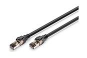 Verkkokaapelit - DIGITUS patch cable - 1 m - black - Musta - 1m - DK-1843-010