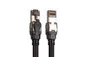 Verkkokaapelit - DIGITUS CAT 8.1 S-FTP Patch Cord - 3m - Musta - 3m - DK-1843-030
