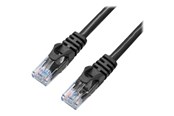 Verkkokaapelit - X-SHIELD network cable - 50 cm - black - Musta - 0.5m - XS-CAT6-UUTP-BLK-50CM