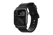 Smartwatch - Lisävarusteet - Nomad - Modern Band - 44mm/42mm | Black Hardware | Black Leather - NM1A41BM00