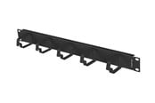 Räkit - Rack - Lanberg AK-1701-B - 1U - Cable Management Panel - AK-1701-B