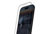 Puhelintarvikkeet - Näytönsuojat - PanzerGlass Stealth Screen Protector w. Black Frame iPhone Air | Ultra-Wide Fit w. FASTFIT IN-A-BOX - PG58930