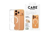 Puhelin - Kannet ja kotelot - CARE by PanzerGlass Fashionable Case Samba Transparent w. White MagSafe iPhone 17 Pro - CR37687