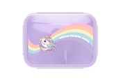 Lisätarvikkeet kouluun - Tinka LUNCHBOX UNICORN LILLA COOL SCHOOL - 8-804729