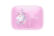 Lisätarvikkeet kouluun - Tinka LUNCHBOX UNICORN ROSA COOL SCHOOL - 8-804728