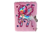 Lisätarvikkeet kouluun - Tinka DIARY PLUSH ENHJØRNING ROSA WITH LOCK - 8-4285