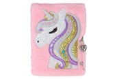 Lisätarvikkeet kouluun - Tinka DIARY PLUSH UNICORN ROSA - 8-802140