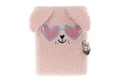 Lisätarvikkeet kouluun - Tinka DIARY PLUSH DOG ROSA M/GLASSES - 8-802177