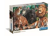 Palapelit - Clementoni Jigsaw Puzzle Wild Cats 500 pcs. Lattia - 35584