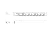 Virtakaapelit (ulkoinen) - DIGITUS - power distribution unit - DN-95407-FR