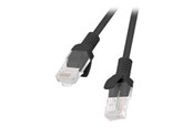 Verkkokaapelit - Lanberg patch cable - 1.5 m - black RAL 9004 - Musta - 1m - PCU5-20CC-0150-BK