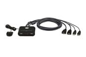 KVM-kytkimet - ATEN CS22HF 2-Port USB FHD HDMI Cable KVM Switch - CS22HF-AT