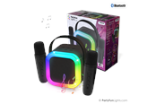 Musiikki - Party Funlight Duo Karaoke Party Speaker W/ 2 x Mics - 605609