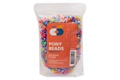 Luovat leikit - Colorations - Pony Beads Mother of Pearl Effect 6x9 mm 1000 pcs. - 43BL04