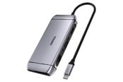 USB hub - Choetech 9-in-1 4K HDMI 100W PD and USB 3.0 USB-C Hub Gray USB hub - 9 satamat - USB 3.0 - Harmaa - HUB-M15