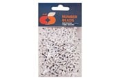 Luovat leikit - Colorations - Round Number Beads 500pcs. - 43BL13