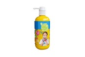 Luovat leikit - Natural Face & Finger Paint Yellow 1000ml Bottle Dispenser - 109006