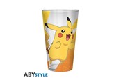 Fanituotteet - ABYstyle - POKEMON Large Glass Premium Pikachu foil - Lasi - ABYVER250